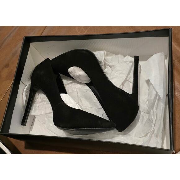 House of Harlow 1960 x REVOLVE Diana Heel in Black EUC Size 6 - Picture 7 of 8